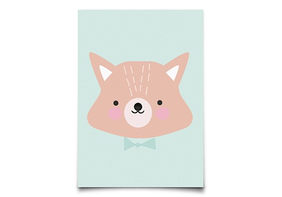 Carte Postale Mr Fox