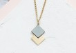 Collier Prisma gris