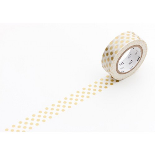 Masking Tape déco - Dot gold