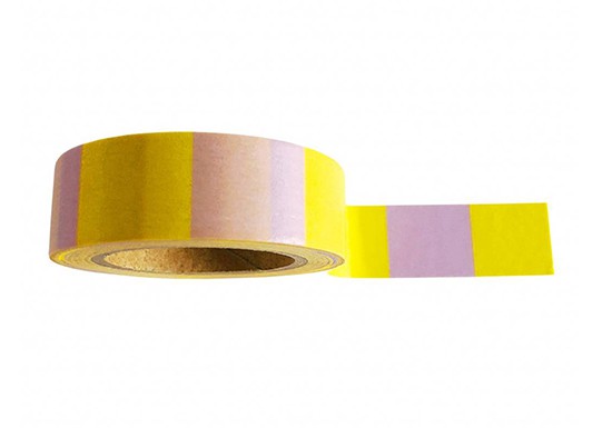 Washi tape Yellow lilac