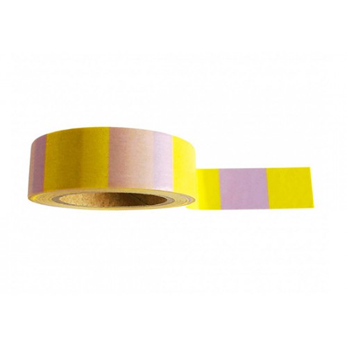 Washi tape Yellow lilac