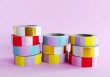 Washi tape Yellow lilac