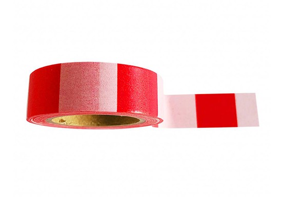 Washi tape Pink red