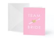 Carte postale + pin's Team bride
