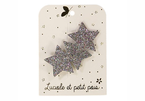 Barrette 3 étoiles - bronze