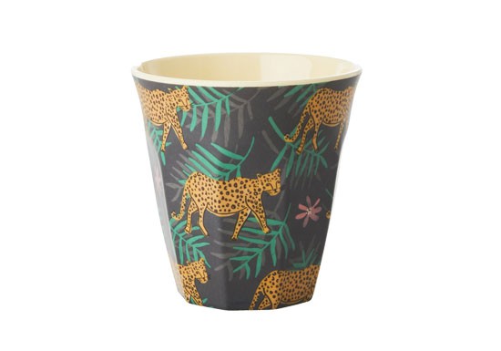 Gobelet Leopard and leaves