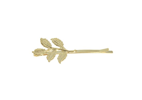 Barrette feuille Pauline