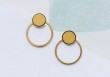 Boucles d'oreilles Silhouette (coloris au choix)