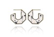 Boucles d'oreilles Symmetry (coloris au choix)