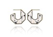 Boucles d'oreilles Symmetry (coloris au choix)