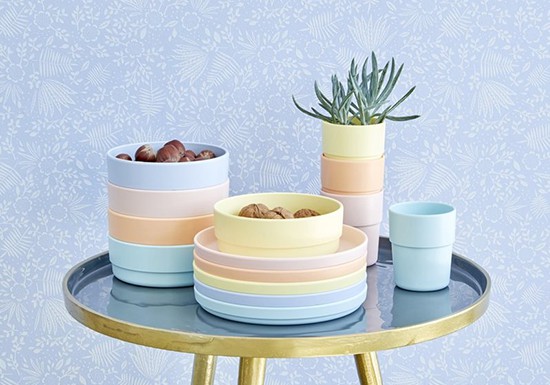 Assiette - Collection Natural fibre (coloris au choix)