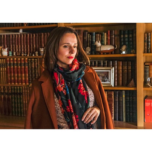 Foulard Madeleine noir