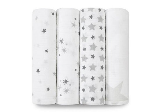 Lange L Pack 4 swaddle Twinkle