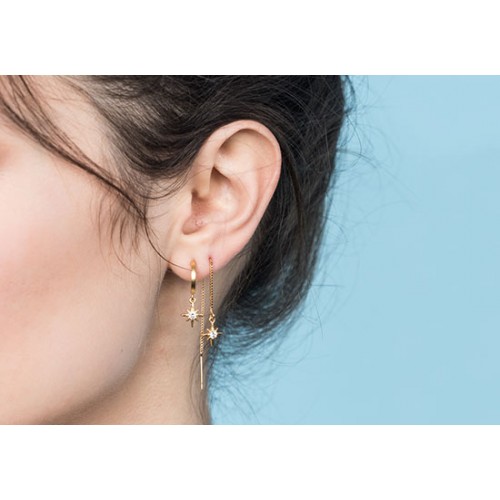 Boucles d'oreilles Mythos chaîne
