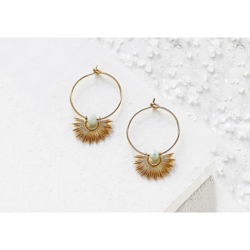 Boucles d'oreilles Nyx hoop