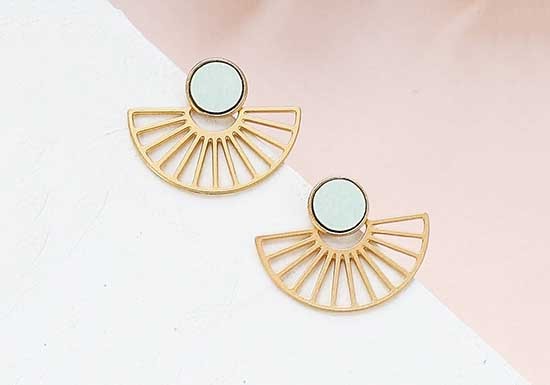 Boucles d'oreilles Rim jacket (coloris au choix)