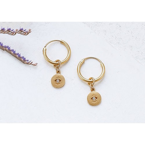 Boucles d'oreilles Albi Hoop