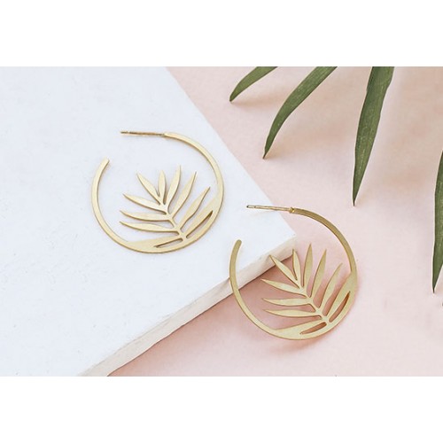 Boucles d'oreilles Palm Hoop