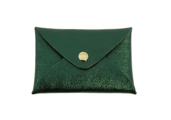 Louise vert pin - pochette fleurie