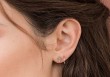 Boucles d'oreilles Anis Post (pierre au choix)