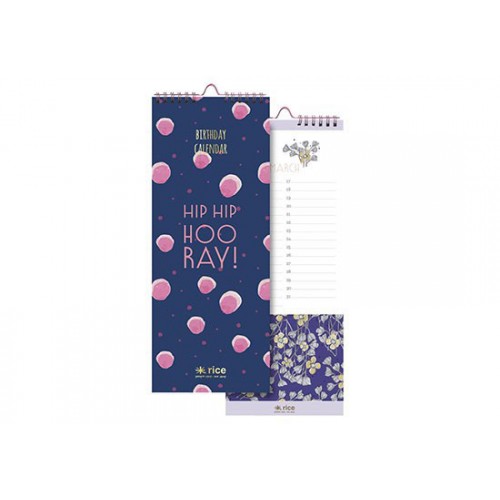 Calendrier anniversaires Hip Hip Hooray