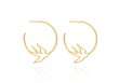 Boucles d'oreilles Swallow Hoop