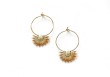 Boucles d'oreilles Nyx hoop