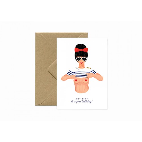 Carte postale Sexy Happy Birthday