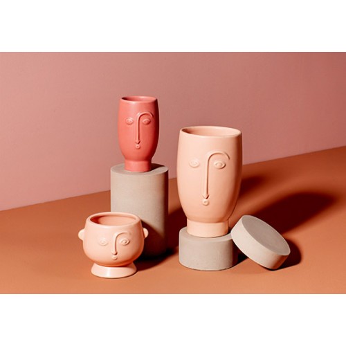 Vase Matt rose