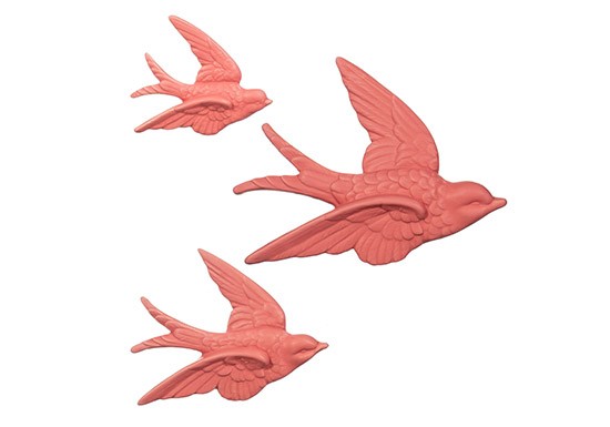 Flying swallow terracotta