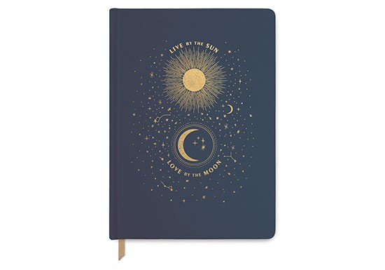 Grand cahier "Live by the sun - Love by the moon"