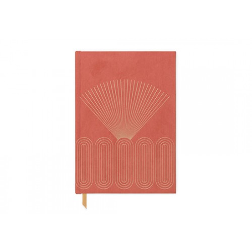 Cahier terracotta - Radiant rays