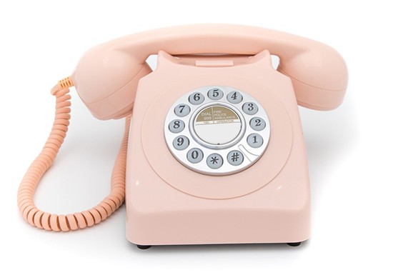 Téléphone Retro rose