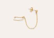 Boucle d'oreille puce grelot et mini climber