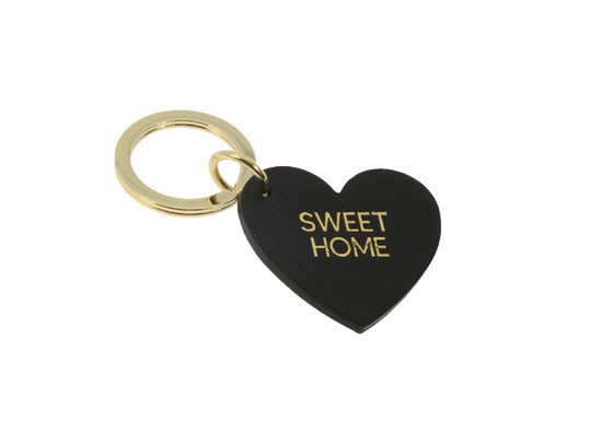Porte-clés SWEET HOME - noir