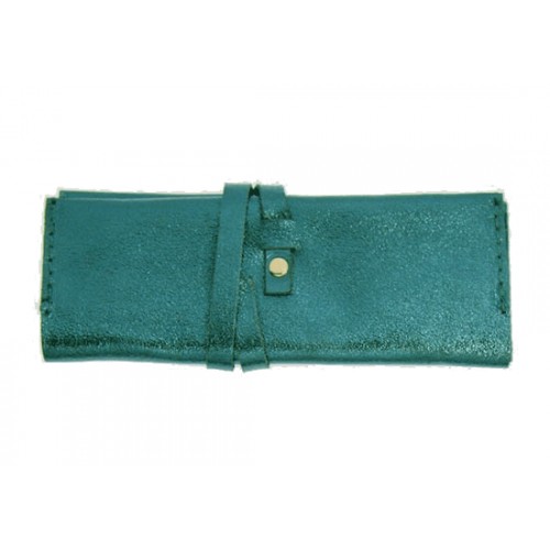Pochette à bijoux de voyage - Bleu canard