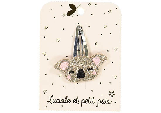 Barrette Koala doré