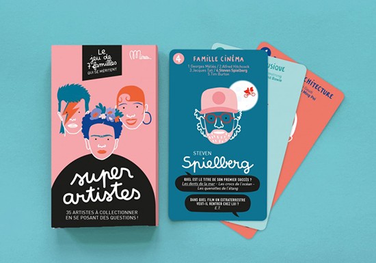 Jeu de 7 familles - Super artistes