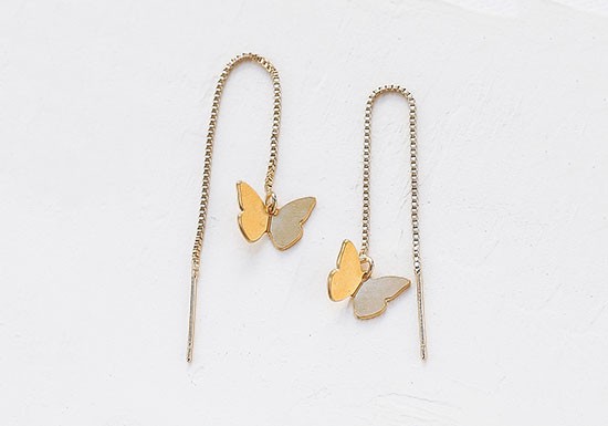 Boucles d'oreilles Butterfly