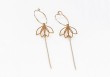 Boucles d'oreilles Lotus Hoop