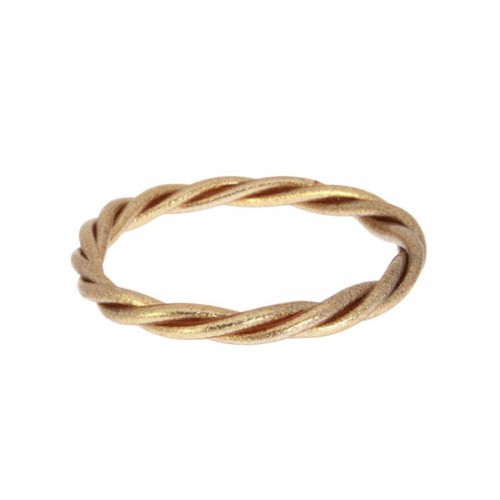 Bracelet Bouddhiste torsadé - Champagne