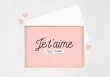 Carte Je t'aime tout plein