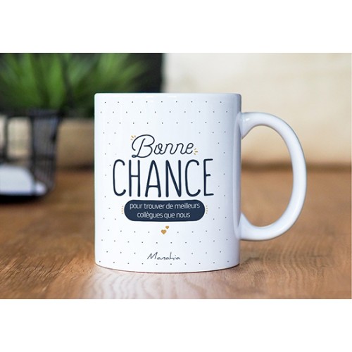 Mug Bonne chance pour trouver de meilleurs collègues que nous