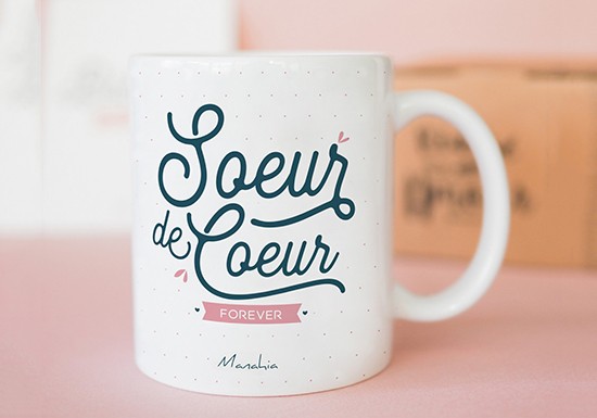Mug Sœur de cœur forever