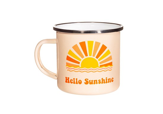 Mug métal Hello Sunshine