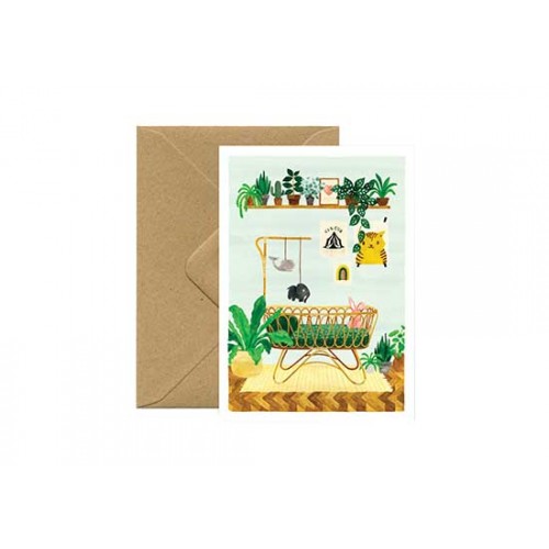 Carte postale Green bedroom