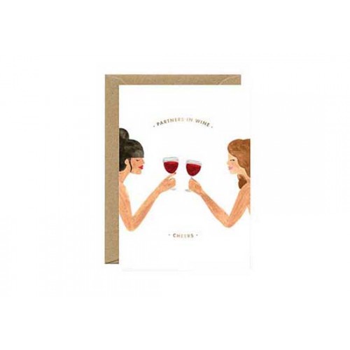 Carte postale Partner in wine