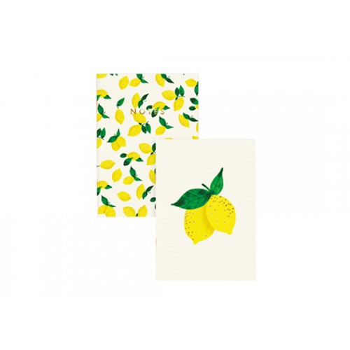 Set de 2 carnets - Lemon