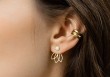 Boucles d'oreilles Lotus Jacket (coloris au choix)