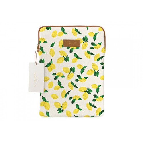 Pochette ordinateur 13'' Lemon pattern